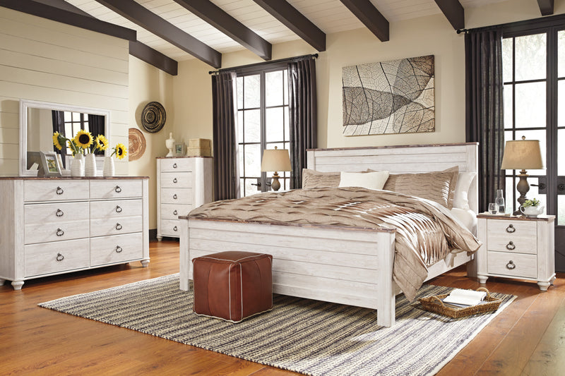 Willowton headboard king discount