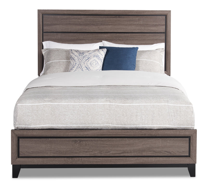 Kate 5 Piece Queen Bedroom Package Grey The Brick