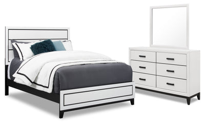 Kate 5-Piece King Bedroom Package - White