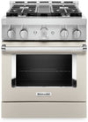 KitchenAid 4.1 Cu. Ft. Smart Gas Range with Self-Clean - Milkshake - KFGC500JMH