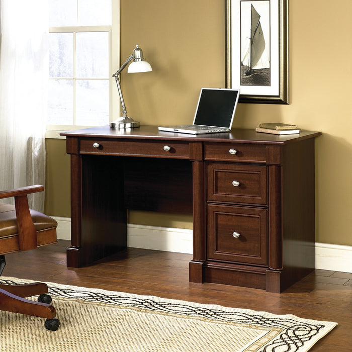 Palladia 53.15\" Computer Office Desk with 3-Drawers - Select Cherry