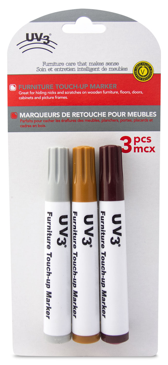 UV3 3Pack Wood TouchUp Markers The Brick