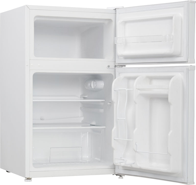 Danby DCR031B1WDD 19 Inch Compact Refrigerator with 3.1 cu. ft. Capacity,  CanStor Beverage Dispenser, Tall Bottle Storage, Crisper, Independent  Freezer Section, Eco-Friendly Refrigerant, and Energy Star®