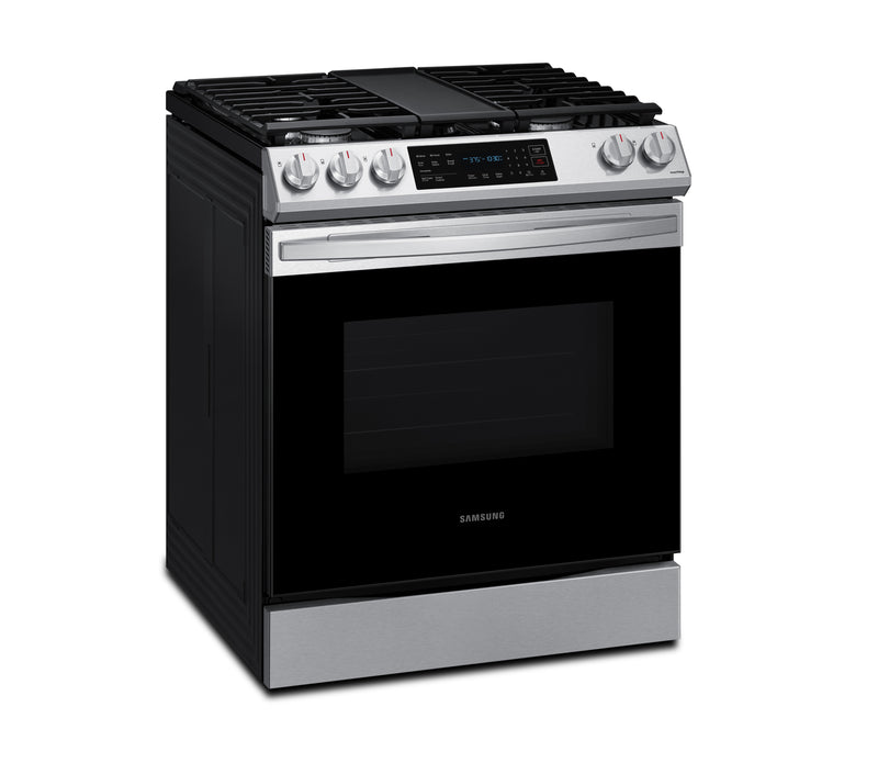 Samsung 6.0 Cu. Ft. SlideIn Gas Range with Fan Convection NX60T8