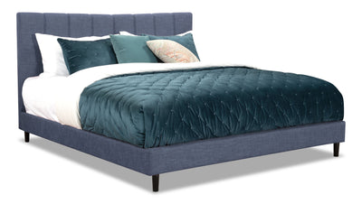 Paseo King Platform Bed - Navy