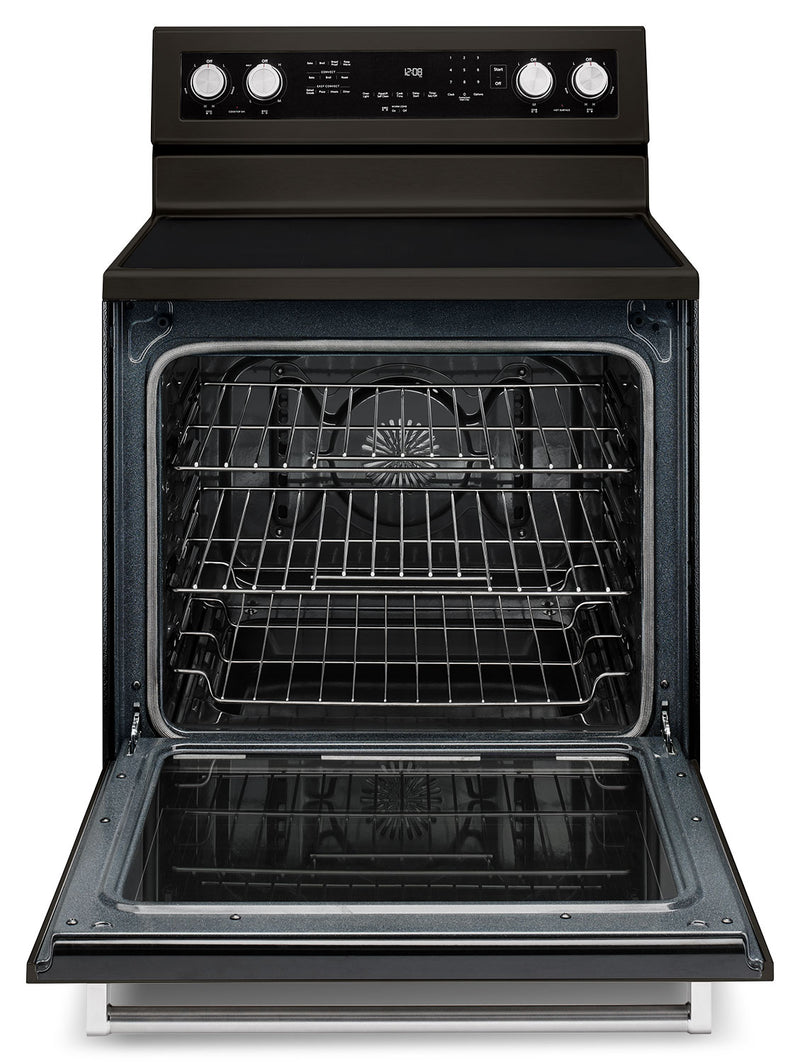 KitchenAid 6.4 Cu. Ft. Electric Range with AquaLift® and SelfClean... The Brick