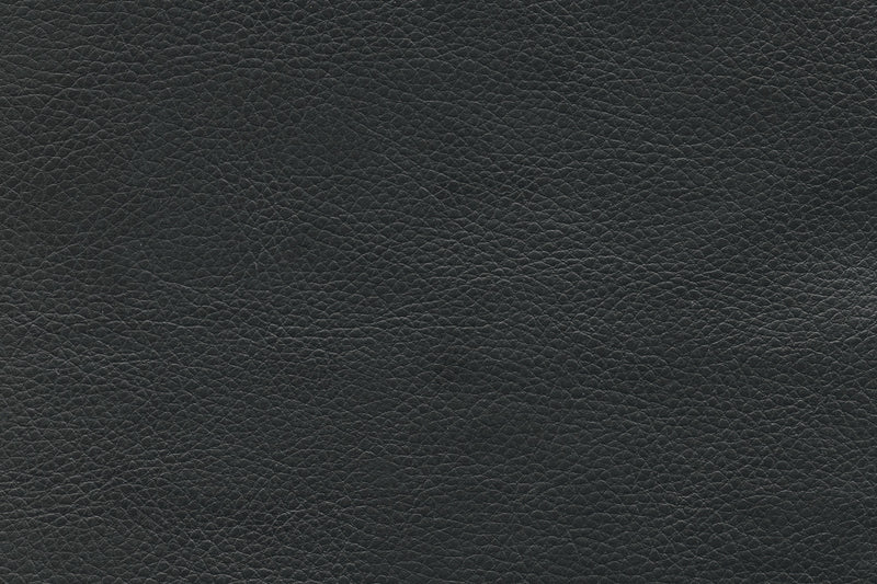 Cato 36.50\" Leather-Look Fabric Power Reclining Chair with Power Headrest and Dual Cupholders - Black