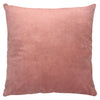 Velvet-Look Accent Pillow - Pink