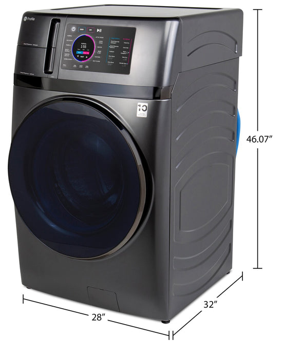 Profile 5.5 Cu. Ft. UltraFast All-in-One Washer/Dryer with Ventless Heat Pump and Pet Hair Removal Mode - PFQ97HSPVDS