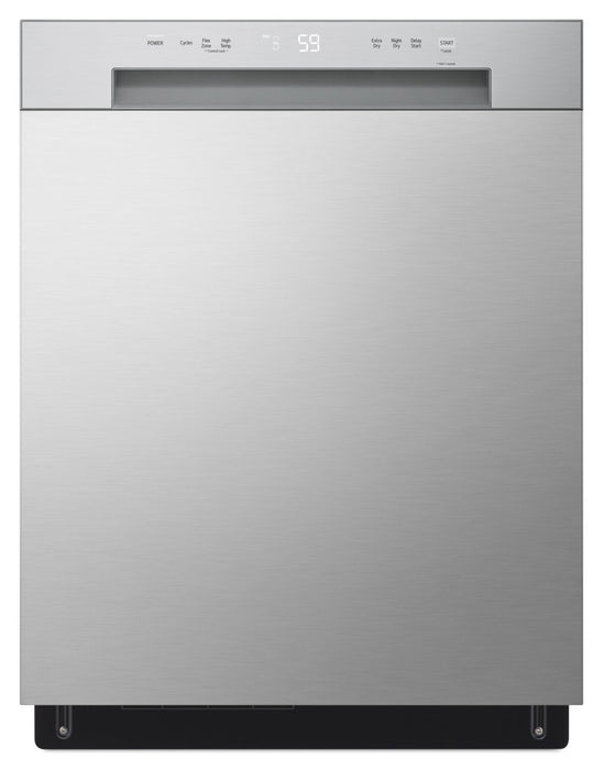 LG 24\" 52 dBA Built-In Front-Control Dishwasher with Dynamic Dry - Platinum Silver - LDFC2423V