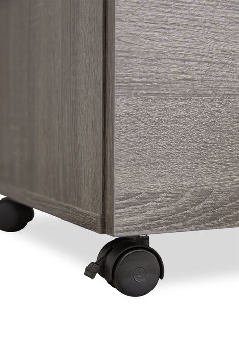 Oscar 15.75\" 3-Drawer Lateral Filing Cabinet - Distressed Grey