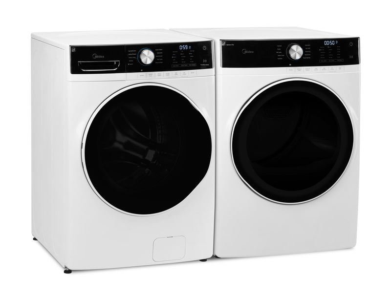 Midea 5.2 Cu. Ft. FrontLoad Washer and 8 Cu. Ft. Electric Dryer The Brick