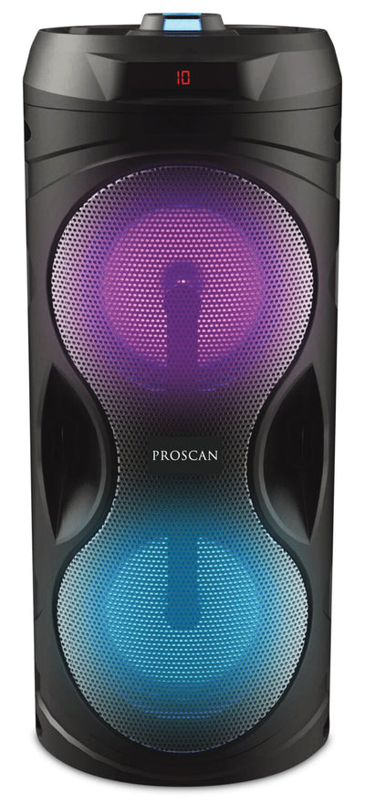 Proscan LED Light Up Bluetooth Speaker | Haut-parleur illuminé Proscan à DEL avec Bluetooth