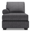 Sofa Lab Roll LAF Chaise - Luxury Charcoal