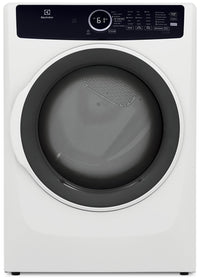 Electrolux 8 Cu. Ft. Electric Dryer with Steam - White - Stackable - ELFE743CAW