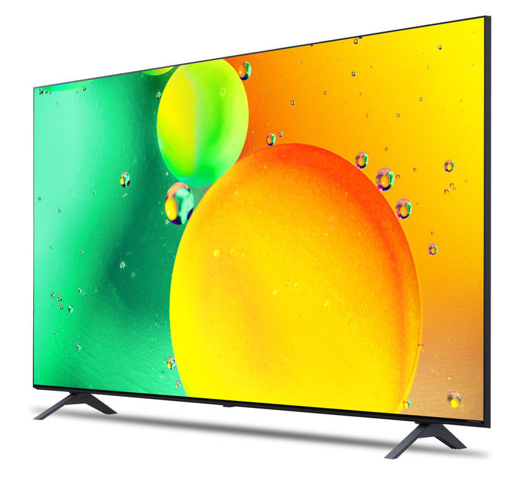 LG 65\" Nanocell 4K UHD HDR10+ HGiG ThinQ 60Hz Smart TV (65NANO75UQA.ACC)