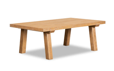 Rhett 48" Modern Coffee Table - Light Brown Oak|Table à café moderne Rhett de 48 po - chêne brun clair