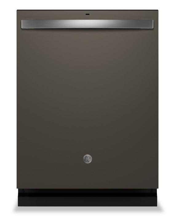 GE 24\" 47 dBA Built-In Top-Control Dishwasher with Dry Boost Technology - Slate - GDT650SMVES