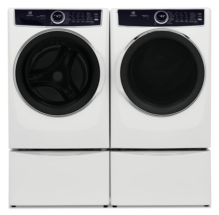 Electrolux 5.2 Cu. Ft. Front-Load Washer and 8 Cu. Ft. Electric Dryer - White