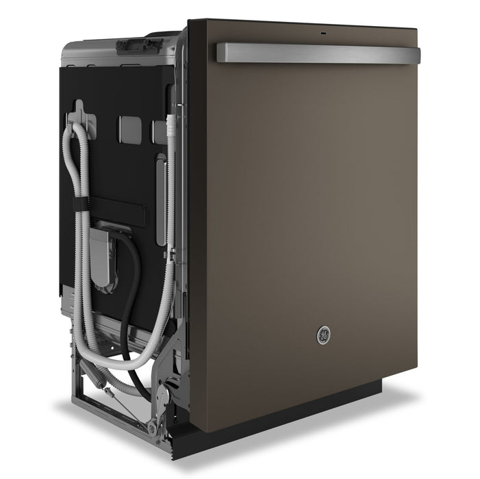 GE 24\" 47 dBA Built-In Top-Control Dishwasher with Dry Boost Technology - Slate - GDT650SMVES