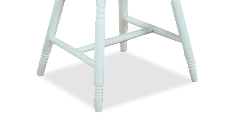 Hana Dining Chair, Wood, Slat-Back - Two Tone White & Natural