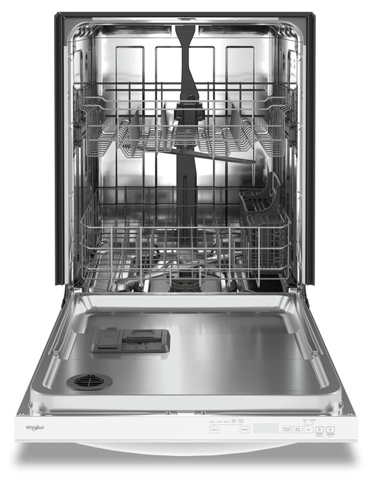Whirlpool 24\" 50 dBA Built-In Top-Control Dishwasher - White - WDT740SALW