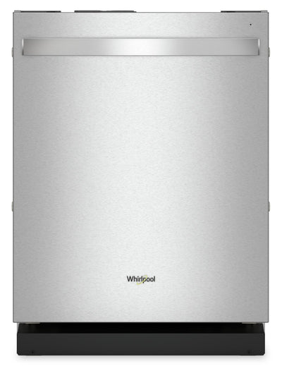 Whirlpool 24" 44 dBA Built-In Top-Control Dishwasher - Fingerprint Resistant Stainless Steel - WDT55… | Lave-vaisselle encastré Whirlpool de 24 po et de 44 dBA avec commandes sur le dessus - acier inoxyda…