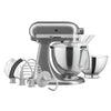 KitchenAid Artisan Series Tilt-Head Stand Mixer with Premium Accessory Pack - KSM195PSMS