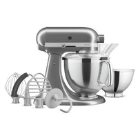 KitchenAid Artisan Series Tilt-Head Stand Mixer with Premium Accessory Pack - KSM195PSMS