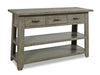 Colson 50\" Rustic Sofa Table with Storage and Shelf - Driftwood