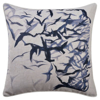 Flock Accent Pillow - Blue