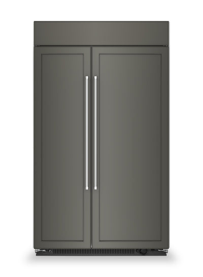 KitchenAid 48" 30 Cu. Ft. Side-by-Side Refrigerator - Panel Ready - KBSN708MPA | Réfrigérateur KitchenAid de 30 pi³ et de 48 po à compartiments juxtaposés - panneau personnalisable …
