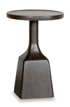 Rhett 18\" Modern End Table - Dark Espresso Brown Oak