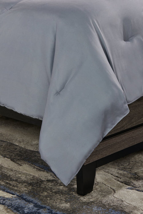 Arista 4-Piece Full/Queen Comforter Set - Grey