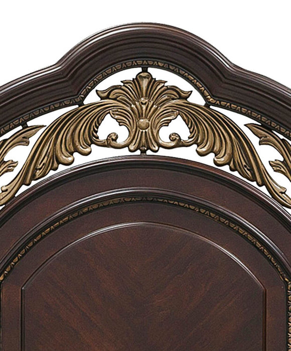 Wynn Panel Bed, Cherry Brown - Queen Size