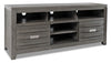 Bronx 60\" TV Stand with Storage and Cable Management for TVs up to 65\"- Grey