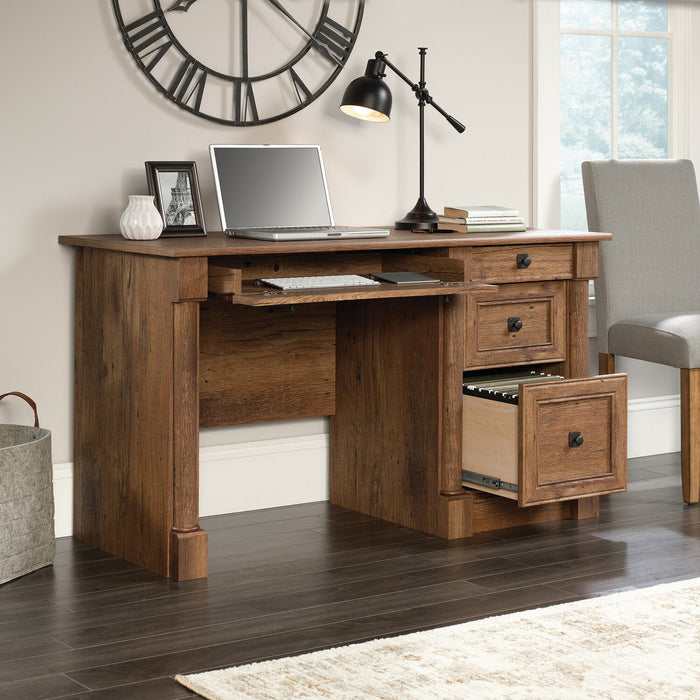 Palladia 53.15\" Office Desk with 3-Drawers - Vintage Oak