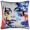 Portrait Accent Pillow - Multi-Colour