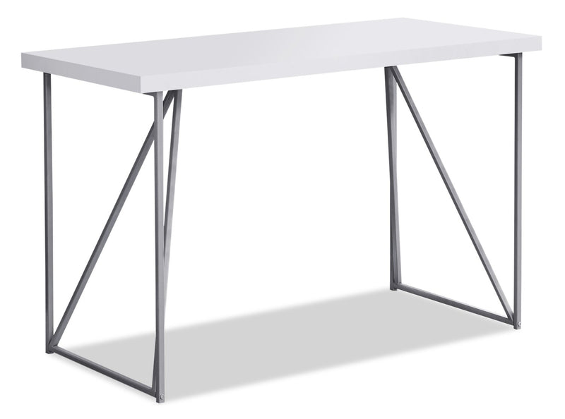 Caleb 47.25\" Computer Office Desk - White