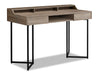 Jena 48\" Office Desk with 2-Drawers & Cubbyholes - Taupe