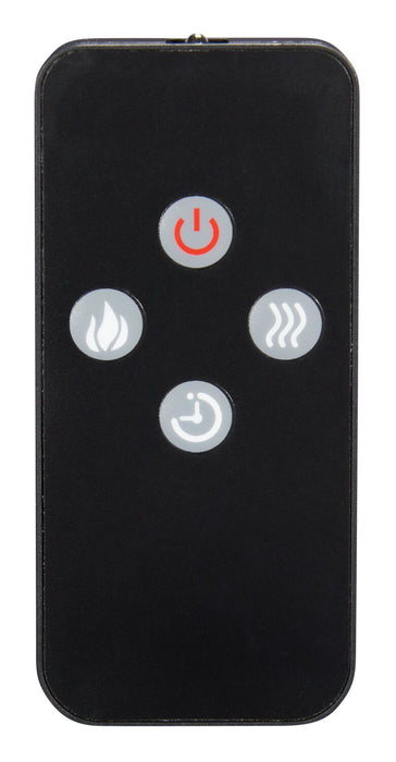 Lappland 70\" Electric Fireplace TV Stand with Storage and Cable Management for TVs up to 80\"- Black