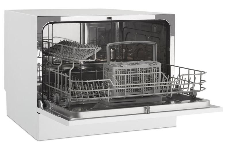 Danby DDW396W 25 Inch Countertop Dishwasher with Stainless Steel Interior &  Low Water Consumption