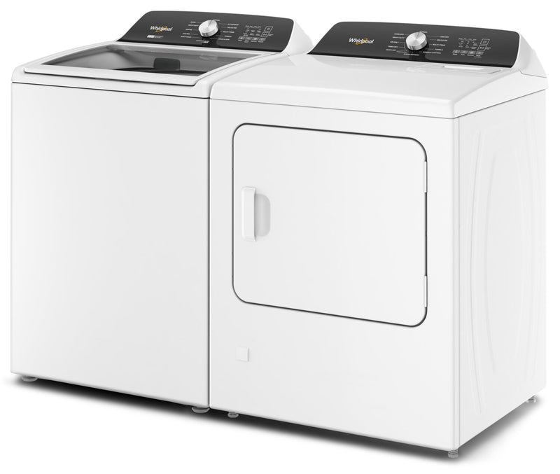 Whirlpool 5.4 - 5.5 Cu. Ft. Top-Load Washer and 7 Cu. Ft. Electric Dryer with Steam