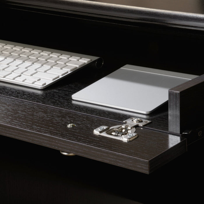 Palladia 65.12\" Executive Office Desk with 5-Drawers - Wind Oak