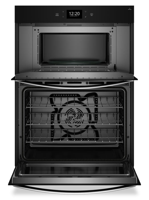 Whirlpool 30\" 4.3 Cu. Ft. Electric Combination Wall Oven with True Convection - Fingerprint Resistant Stainless Steel - WOEC7027PZ