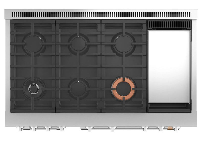 Cafe 8.25 Cu. Ft. Smart Dual Fuel Range with True European Convection and Self Clean Racks - Black - C2Y486P3TD1