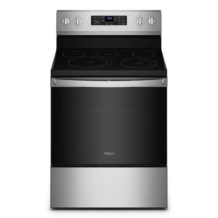 Whirlpool 5.3 Cu. Ft. Electric Range with Air Fry and Self-Clean - Fingerprint Resistant Stainless Steel - YWFE550S0LZ