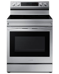 Samsung 6.3 Cu. Ft. Smart Electric Free Standing Range with Air Fry - Stainless Steel - NE63A6711SS/…