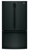 GE 36\" 26.7 Cu. Ft. French-Door Refrigerator - Black - GNE27JGMBB