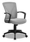 Dominic 23.5\" Office Chair with Mesh Back - Grey/Black